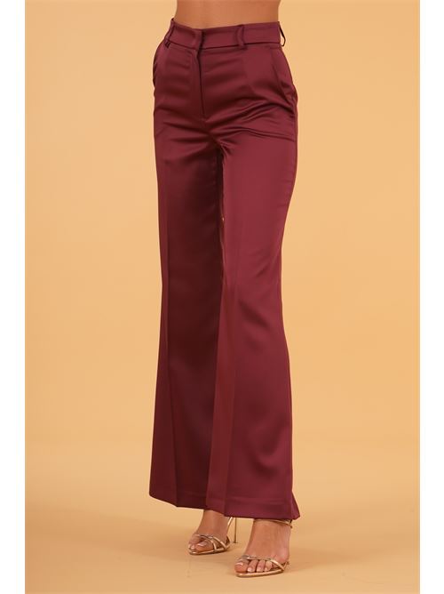 Pantalone in raso The First | ELLIOT 593/TFBORGOGNA